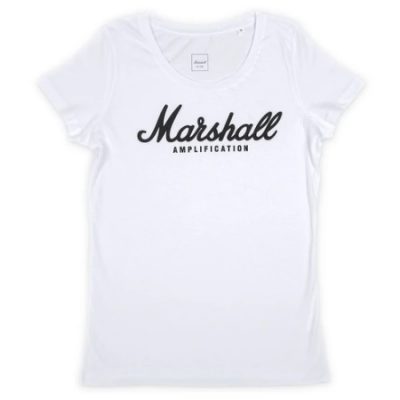 Camiseta Marshall Script Logo Mujer en artikulos.co Foto 1