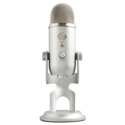 Micrófono Blue Yeti Silver USB en artikulos.co Foto 1